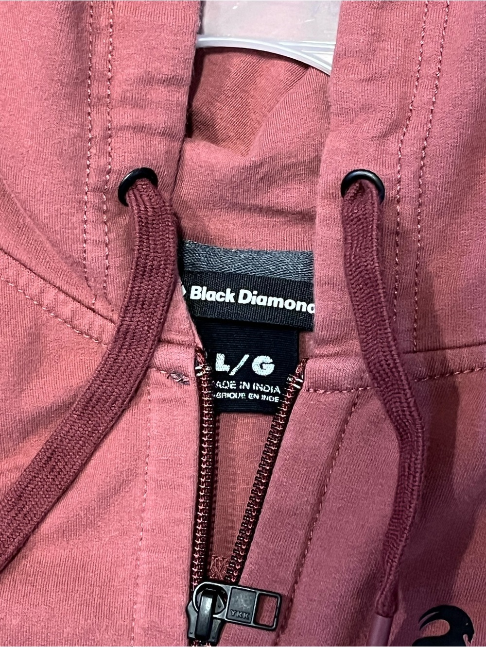 Black Diamond Hoodie with Logo, large - Picture 4 of 6